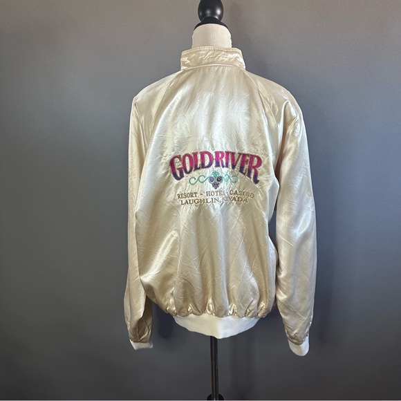 Vintage By American Good River Casino Shiny Jacket - Picture 7 of 14